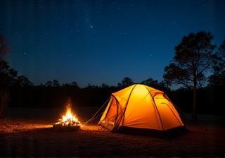 Outback Camping Scene